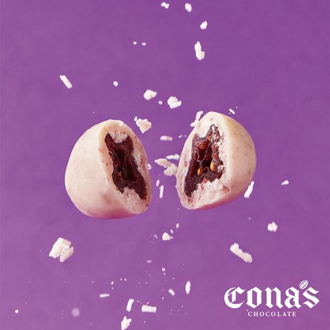 冠軍推薦香脆系列【Cona’s】草莓蔓越莓乾巧克力(80g/盒)