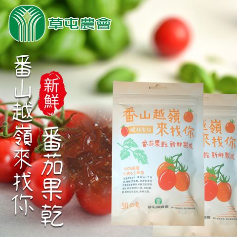 【草屯農會】任-番山越嶺來找你-番茄果乾-50g-包 (2包組)