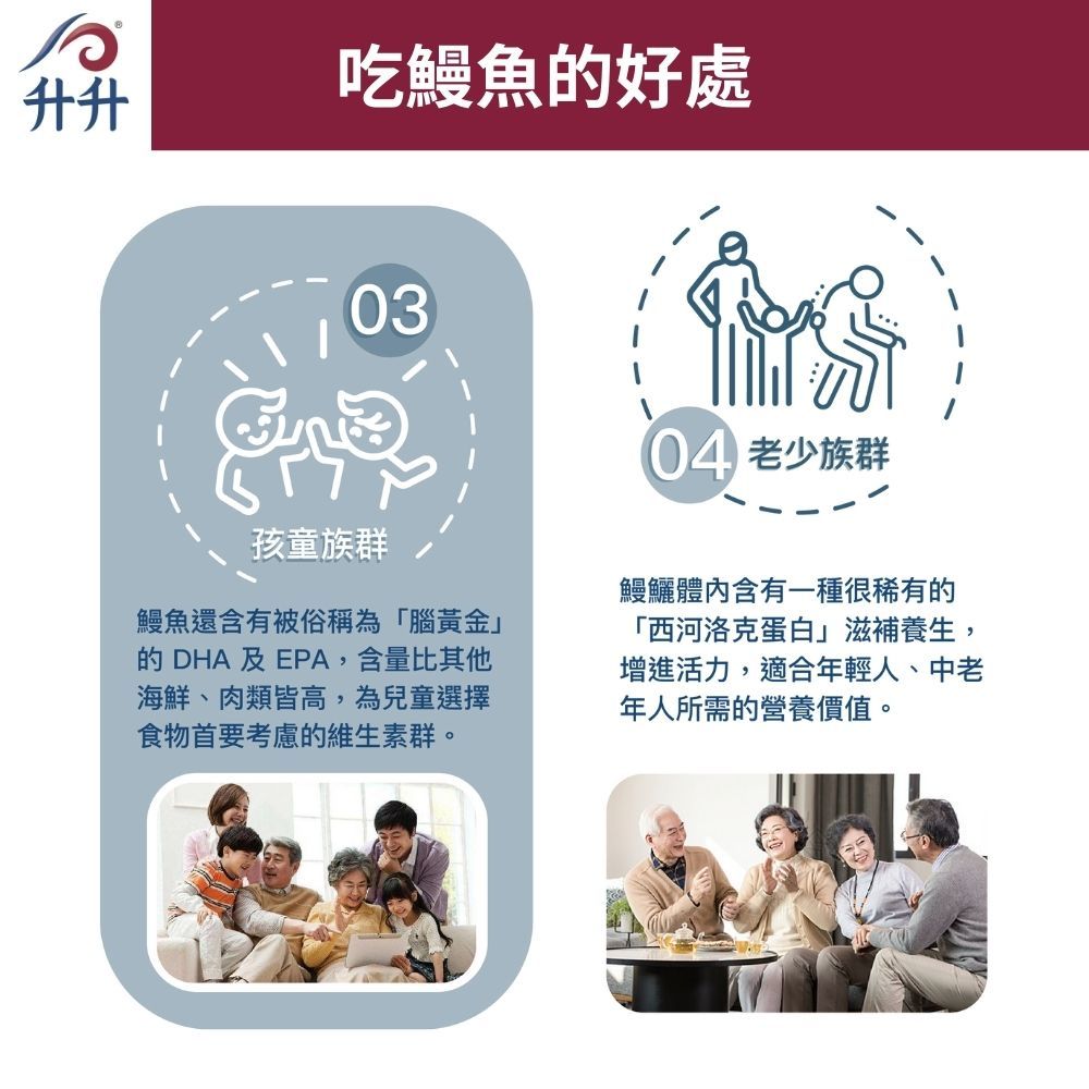  【升升】外銷日本益生菌鰻魚家庭組(蒲燒鰻333gx5 )(無禮盒)