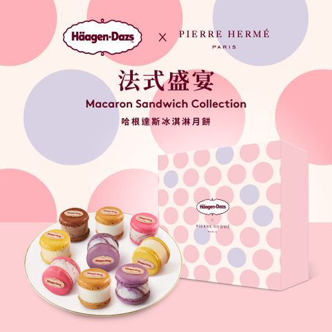 Haagen-Dazs 哈根達斯 法式盛宴馬卡龍冰淇淋禮盒提貨券