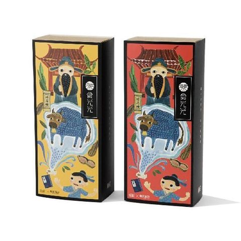 Wu Tsang 無藏茗茶 【茶食光光】阿里山紅茶/烏龍茶牛軋糖(300g/盒裝)*2盒