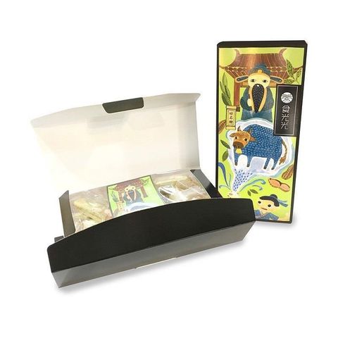 Wu Tsang 無藏茗茶 【茶食光光】北埔蒸菁綠茶牛軋糖 (300g/盒裝)*2盒