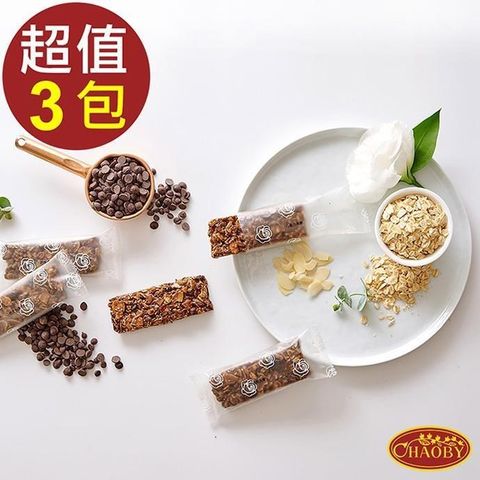 【南紡購物中心】 【超比食品】輕纖系列燕麥棒-法式可可6支 X3盒