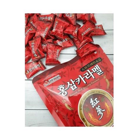 【南紡購物中心】 韓國 紅蔘軟糖(焦糖口味) 120g x 5包