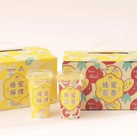 【南紡購物中心】 【hahababy】 hahababy x 蜜蜂工坊 愛玉吸凍6入綜合口味(3箱&nbsp;