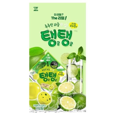 韓國 西洲SEOJU 萊姆風味軟糖 40GX7包