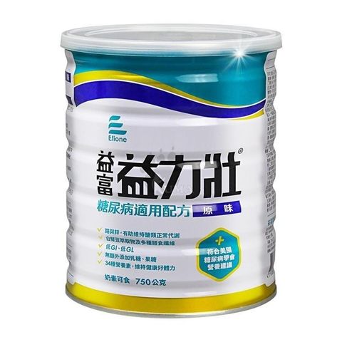 益富 【南紡購物中心】  益力壯糖尿病適用配方 750g (原味)