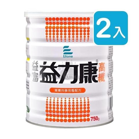 益富 【南紡購物中心】  益力康高纖營養均衡完整配方 750g (2入)