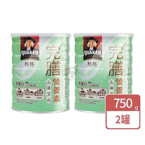 Quaker 桂格 完膳乳清蛋白營養素 750g (2瓶)
