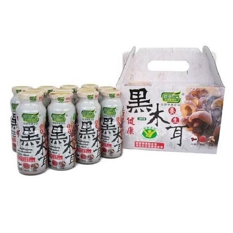 歐典生機 【南紡購物中心】 【歐典】養生黑木耳(禮盒組)180mlX24入/箱