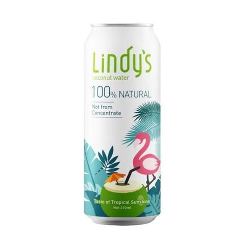 【南紡購物中心】 Lindy’s 100%原味椰子水 310mlX48入