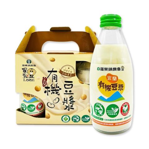 宜蘭有機豆漿(24瓶/箱)