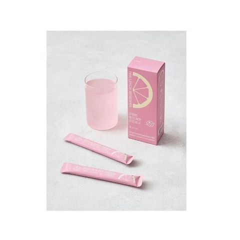 韓國 Coffee Bean 粉紅檸檬風味飲料粉12.8gx6入/盒x6盒