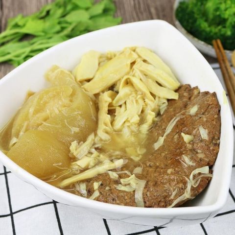 高興宴 【南紡購物中心】 預+現素人上菜-醬香筍絲冬瓜控肉1200g(蛋奶素)(適合5-7人份)