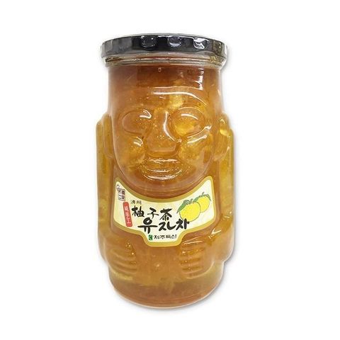 【南紡購物中心】 韓味不二-濟州柚子茶(果醬) 1kg*3瓶