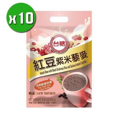 台糖 【南紡購物中心】   紅豆紫米藜麥x10袋(10小包/袋) 