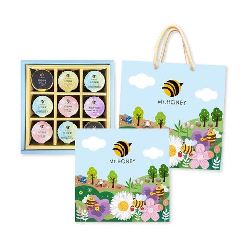 【蜂蜜先生Mr.Honey】甜心禮盒-九入