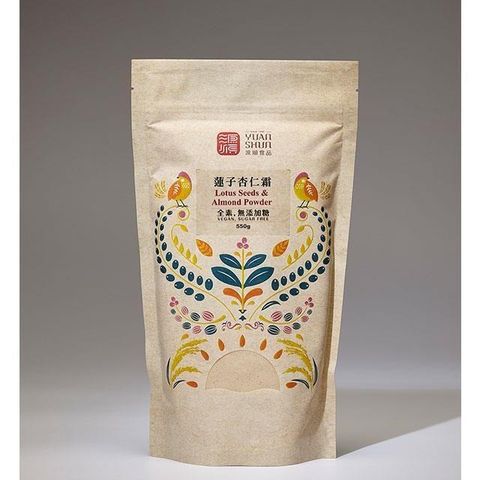 源順 【南紡購物中心】 蓮子杏仁霜(無添加糖)(500g/包X2包)