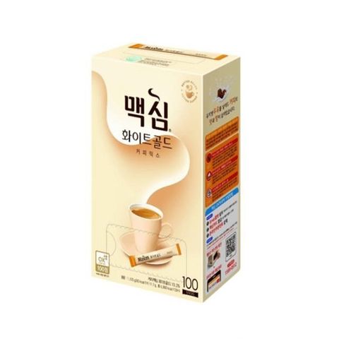 【南紡購物中心】 韓國 DongSuh Maxim 三合一即溶咖啡(拿鐵風味) 100包/盒