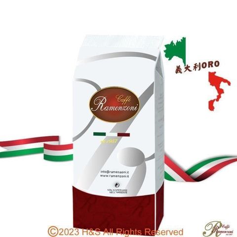 【南紡購物中心】 【RAMENZONI雷曼佐尼】義大利ORO烘製咖啡豆(250克)-淺中焙
