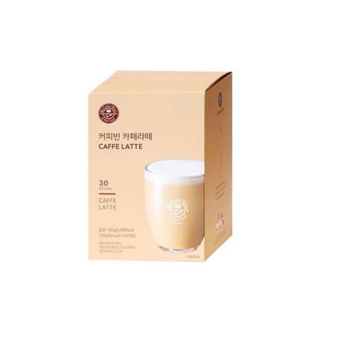 韓國 COFFEEBEAN 咖啡拿鐵 30T/盒