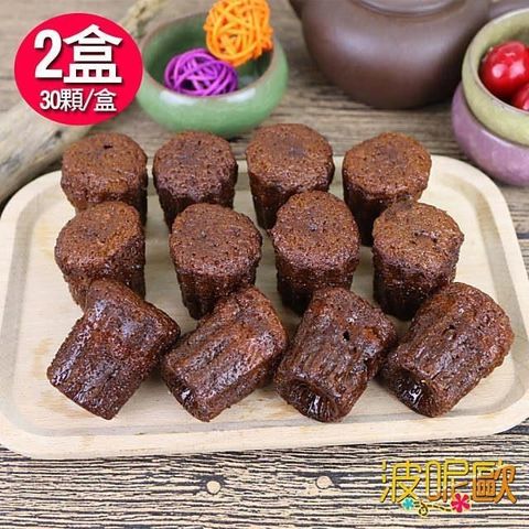 【南紡購物中心】 【波呢歐】焦糖蜂巢蛋糕2盒(30顆/盒)