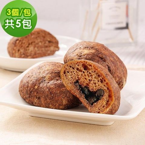 【南紡購物中心】 i3微澱粉-低糖好纖手工麵包-巧克力小餐包15顆(271控糖配方 麵包 高蛋白)
