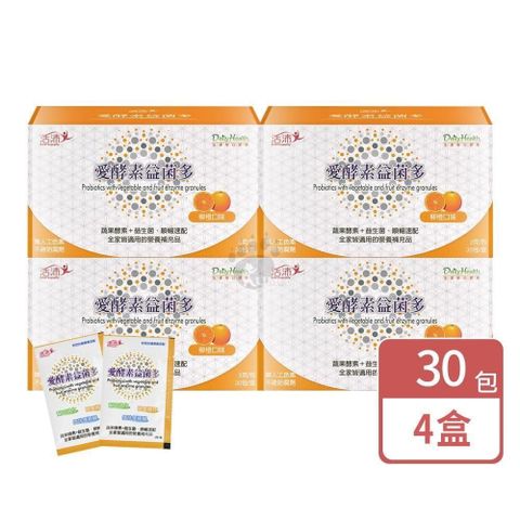 生達醫藥 活沛 愛酵素益菌多 3gx30包/盒 (4盒)