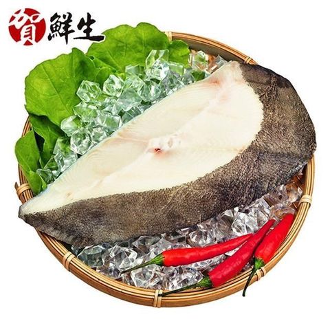 【南紡購物中心】 賀鮮生-無洞厚切大比目魚切片2片(400g/片)