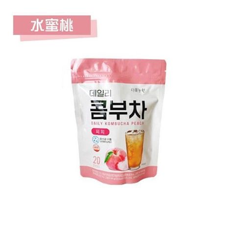 【南紡購物中心】 韓國DaNongWon 康普茶-水蜜桃口味(20包/袋)