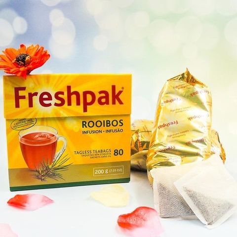 【南紡購物中心】 【Freshpak】南非國寶茶 RooibosTea 茶包-新包裝/80入*12盒/箱