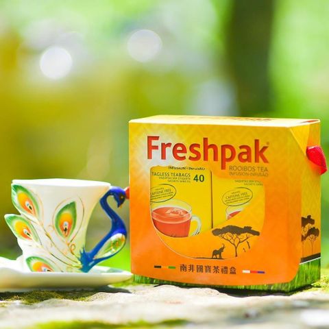 喜詮 年節禮盒 即期品【Freshpak】南非國寶茶(博士茶) RooibosTea 禮盒組X2組