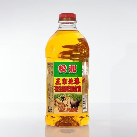 松鼎 【南紡購物中心】 正宗北港花生風味調和油x2瓶(1.8L/瓶) 