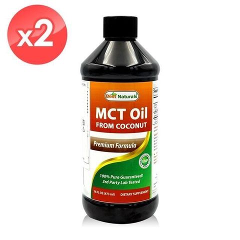 【南紡購物中心】 【Best Naturals】MCT油(C8，C10) 2瓶組(473ml/瓶)