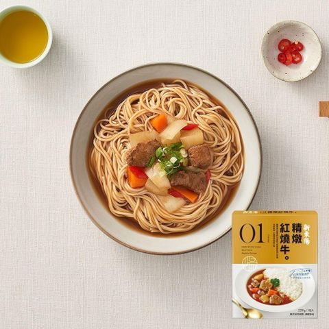 【新東陽】牛豬肉調理包共12包(精燉紅燒牛220G*6入+台式筍絲焢肉220G*6入)