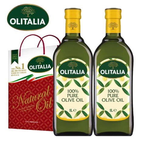 Olitalia奧利塔獨家橄欖油1000ml禮盒2組 (2罐/組)