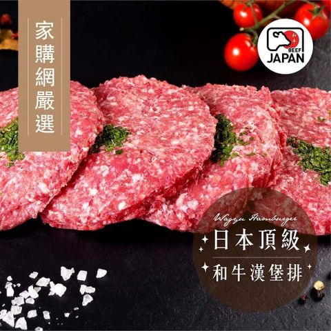 家購網嚴選-頂級和牛漢堡排X15包(100g/包)