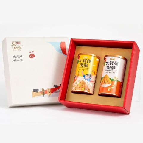【南紡購物中心】 【台糖安心豚】寶貝肉酥禮盒(2罐/盒)