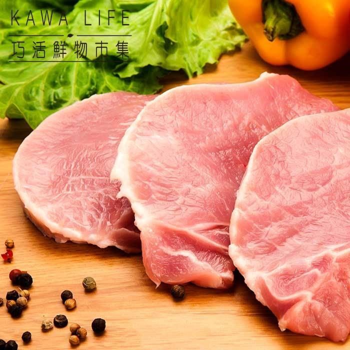  【KAWA巧活】能量豬 烤肉片4包-梅花/里肌(300g/包)