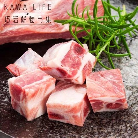 KAWA 巧活 【南紡購物中心】 能量豬 豬小排4包(300g/包)