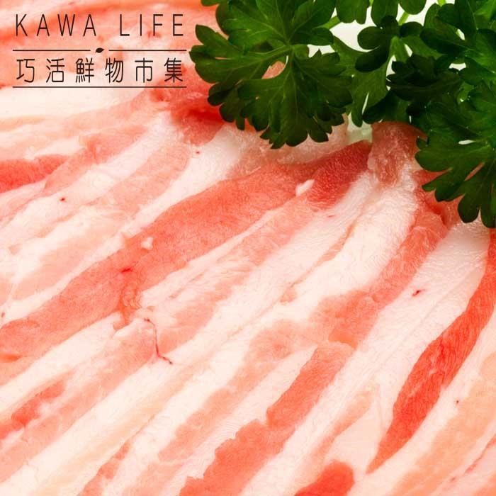  【KAWA巧活】能量豬 火鍋片4包-梅花/五花/里肌(300g/包)