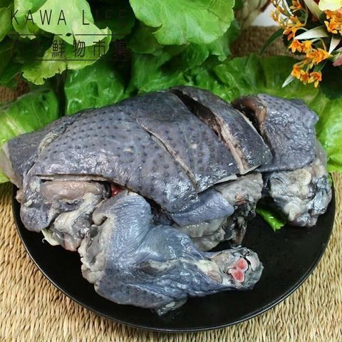 【KAWA巧活】華陀雞(烏骨雞) 雞肉切塊3包(600g/包)