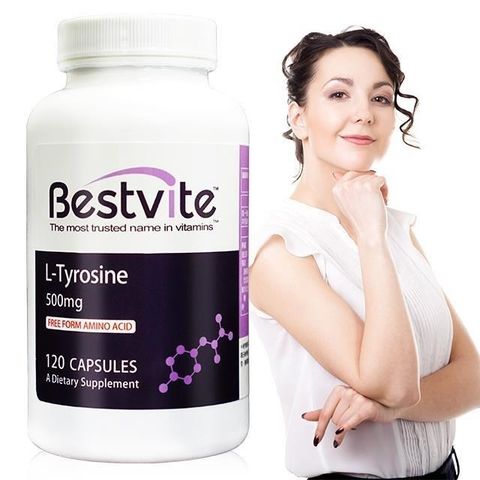 【美國BestVite】必賜力酪胺酸膠囊1瓶 (120顆)