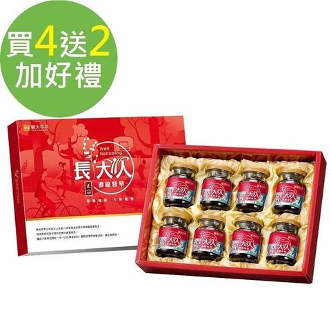 【順天本草】長大人精華飲買四送二-女方超值組(8入/盒x6)