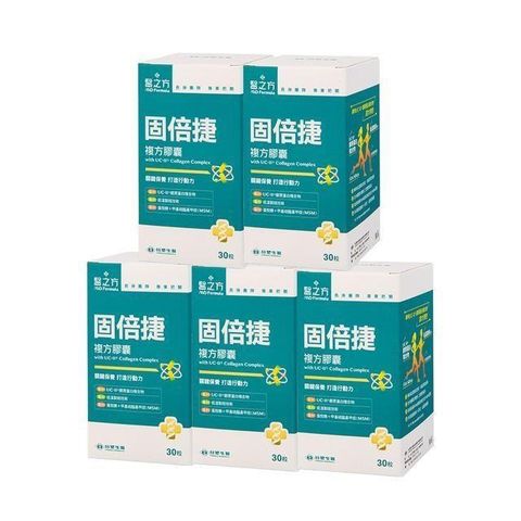 Dr's Formula 台塑生醫 【南紡購物中心】 固倍捷複方膠囊(30粒/瓶) 5瓶/組