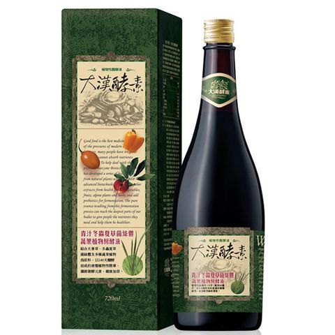 大漢酵素 青汁冬蟲夏草菌絲體蔬果植物醱酵液 (720ml)