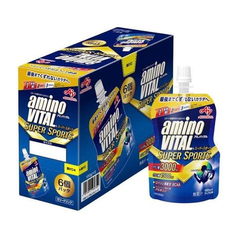 【日本味之素aminoVITAL®】SuperSports【胺基酸運動機能飲】(100gx6包)