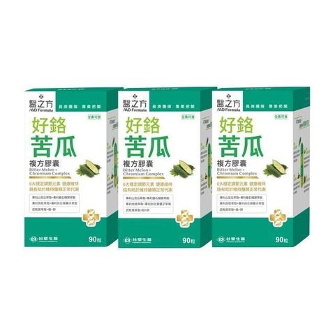 Dr's Formula 台塑生醫 【南紡購物中心】 好鉻苦瓜複方膠囊(90粒/瓶) 3瓶/組