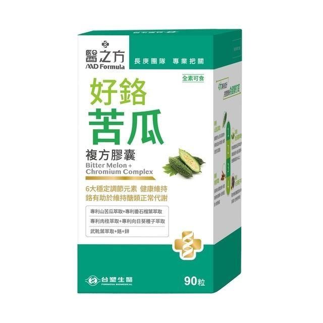 Dr's Formula 台塑生醫 【南紡購物中心】 好鉻苦瓜複方膠囊(90粒/瓶)