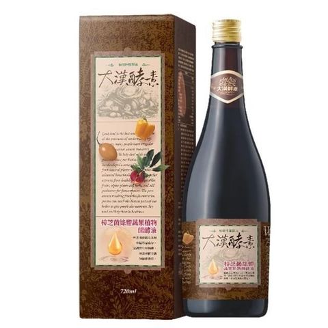 大漢酵素 【南紡購物中心】 樟芝菌絲體蔬果植物醱酵液 720ml/瓶